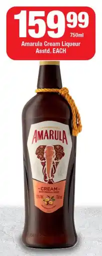 OK Liquor Amarula Cream Liqueur Asstd. offer