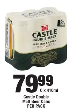 OK Liquor Castle Double Malt Beer Cans offer