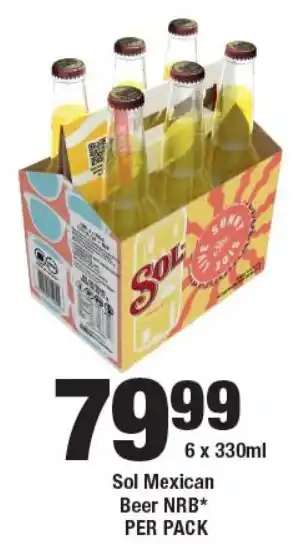 OK Liquor Sol Mexican Beer NRB offer