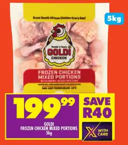 FoodWorld Goldi frozen chicken mixed portions offer