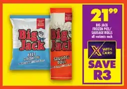 FoodWorld Big jack frozen pies/ sausage rolls offer