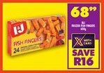 FoodWorld I&J frozen fish fingers offer