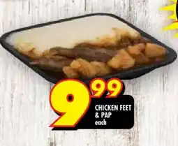 Shoprite CHICKEN FEET & PAP offer