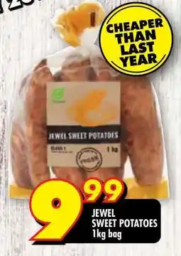 Shoprite JEWEL SWEET POTATOES 1kg bag offer