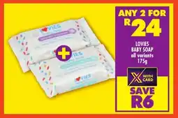 FoodWorld Lovies baby soap offer