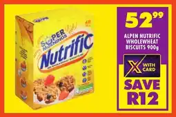 FoodWorld Alpen nutrific whole wheat biscuits offer