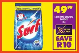 FoodWorld Surf hand washing powder offer
