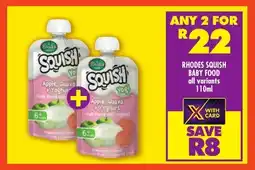 FoodWorld Rhodes squish baby food offer