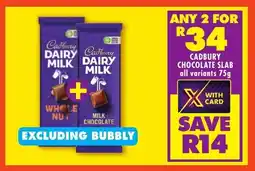 FoodWorld Cadbury chocolate slab offer