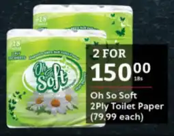 Oxford Freshmarket Oh So Soft 2Ply Toilet Paper offer