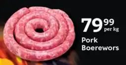 Oxford Freshmarket Pork Boerewors offer