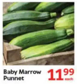 Oxford Freshmarket Baby Marrow Punnet offer