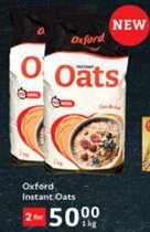 Oxford Freshmarket Oxford Instant Oats offer