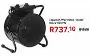 Leroy Merlin Equation 3300W Workshop Heater Black offer
