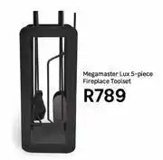 Leroy Merlin Megamaster Lux 5 Piece Fireplace Toolset offer