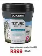 Leroy Merlin Luxens Textured Acrylic Cloud-20L offer