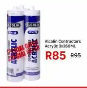 Leroy Merlin Alcolin Contractors Acrylic-3 x 260ml offer