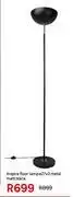 Leroy Merlin Inspire Floor Lamp E27 x 2 Metal Matt Black offer