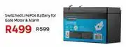 Leroy Merlin Switched LifeP04 Battery For Gate Motor & Alarm offer