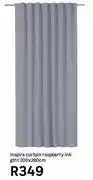 Leroy Merlin Inspire Curtain Raspberry Ink gtht 200 x 280cm offer