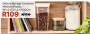 Leroy Merlin Delinia Storage Container Medium Plastic W11.3 x D11.3 x H22cm offer
