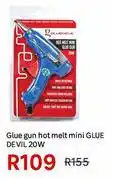 Leroy Merlin Glue Devil Hot Melt Mini Glue Gun 20W offer