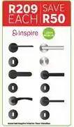 Leroy Merlin Inspire Interior Door Handles Assorted-Each offer
