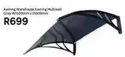Leroy Merlin Awning Warehouse Awning Multiwall Grey-W1500mm X D 1000mm offer
