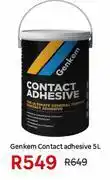 Leroy Merlin Genkem Contact Adhesive-5Ltr offer