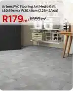 Leroy Merlin Artens PVC Flooring Art Medio Galt L60.69cm X W60.48cm (2.23m2/Box)-Per m² offer
