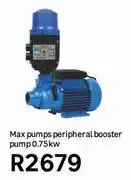 Leroy Merlin Max Pumps Peripheral Booster Pump 0.75kw offer
