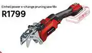 Leroy Merlin Einhell Power X-Change Pruning Saw 18v offer