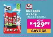 Game Pritt Glue Stick-3 x 43g offer