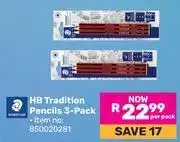 Game Staedtler HB Tradition Pencils 3 Pack-Per Pack offer