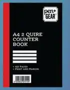 Game Pen + Gear 192 Page 2 Quire Feint Hard Cover Book-For 2 offer