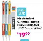 Game Pen + Gear Mechanical 0.7mm Pencils Plus Refills Set offer