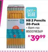 Game Pen + Gear HB 2 Pencils 20 Pack offer
