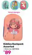 Game Elegant Kiddies Backpack Assorted offer
