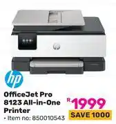 Game HP Office Jet Pro 8123 All In One Printer offer