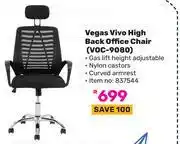 Game Vegas Vivo High Back Office Chair VOC-9080 offer
