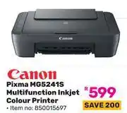 Game Canon Pixma MG5241S Multifunction Inkjet Colour Printer offer