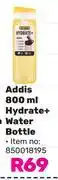 Game Addis 800l Hydrate+ Water Bottle offer