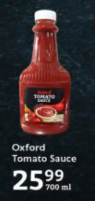 Oxford Freshmarket Oxford Tomato Sauce offer
