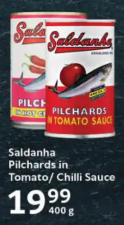 Oxford Freshmarket Saldanha Pilchards in Tomato/ Chilli Sauce offer