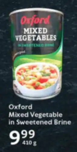 Oxford Freshmarket Oxford Mixed Vegetable in Sweetened Brine offer