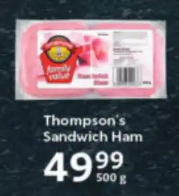 Oxford Freshmarket Thompson's Sandwich Ham offer