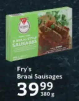 Oxford Freshmarket Fry's Braai Sausages offer