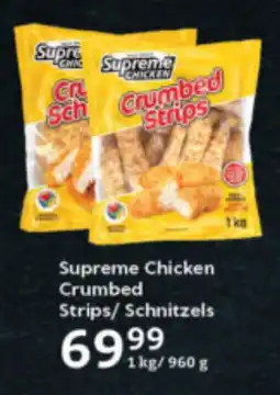 Oxford Freshmarket Supreme Chicken Crumbed Strips/ Schnitzels offer