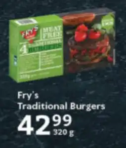 Oxford Freshmarket Fry's Traditional Burgers offer