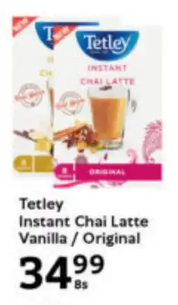 Oxford Freshmarket Tetley Instant Chai Latte Vanilla/ Original offer